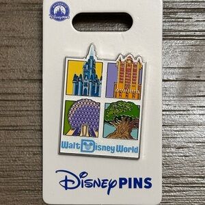 Disney Parks Trading Pin - Walt Disney World - 4 Parks Pin Series 2025